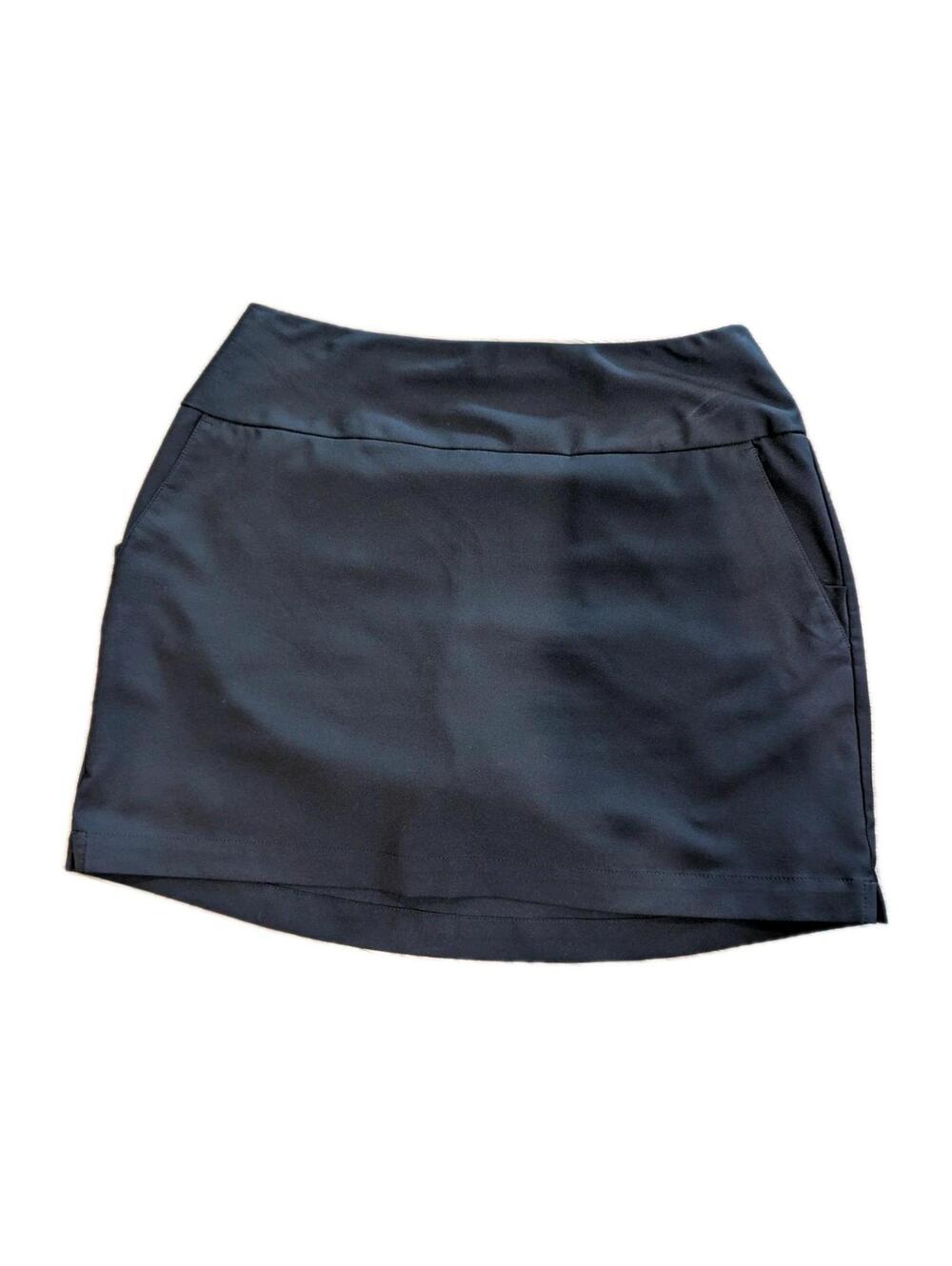 Adidas Skirt Black Small End Waste 4 Pocket 16" Length Golf Tennis Pickleball